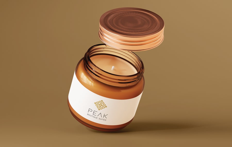 עיצוב לוגו לסוויטות בוטיק | PEAK - Boutique Suites