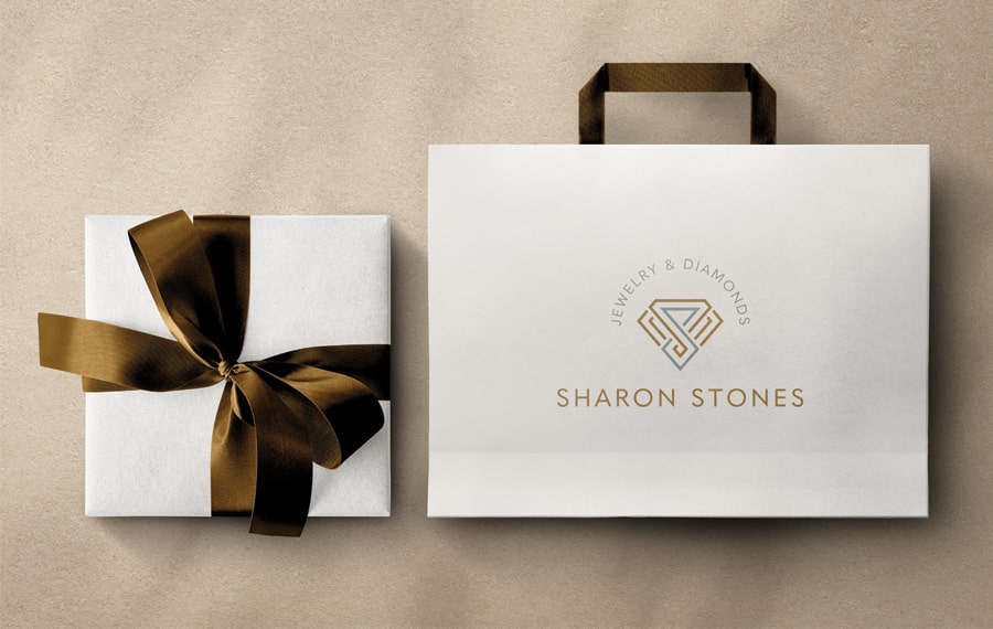 עיצוב לוגו למעצבת תכשיטים ויהלומים - שרון סטונס